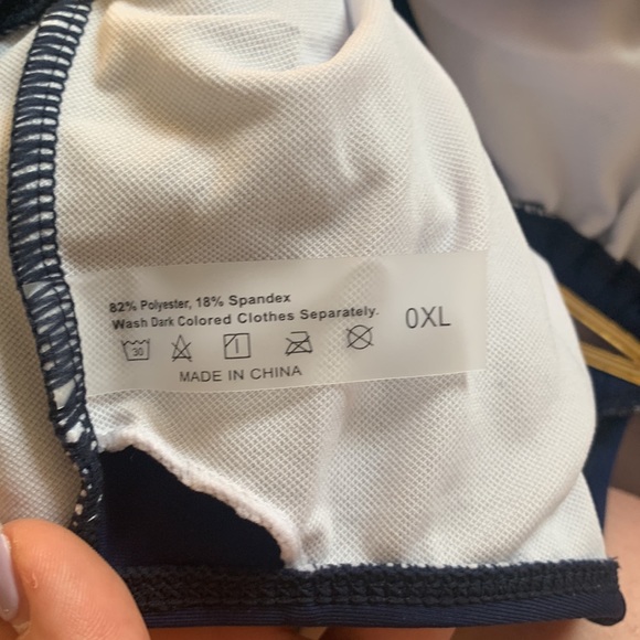 SHEIN blue ruffle bikini 0X - Picture 9 of 9